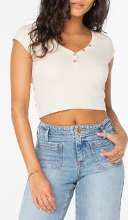 Roxy Coffee Date Crop Top