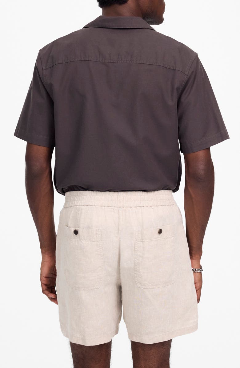 Madewell Everywear Linen Shorts, Alternate, color, 