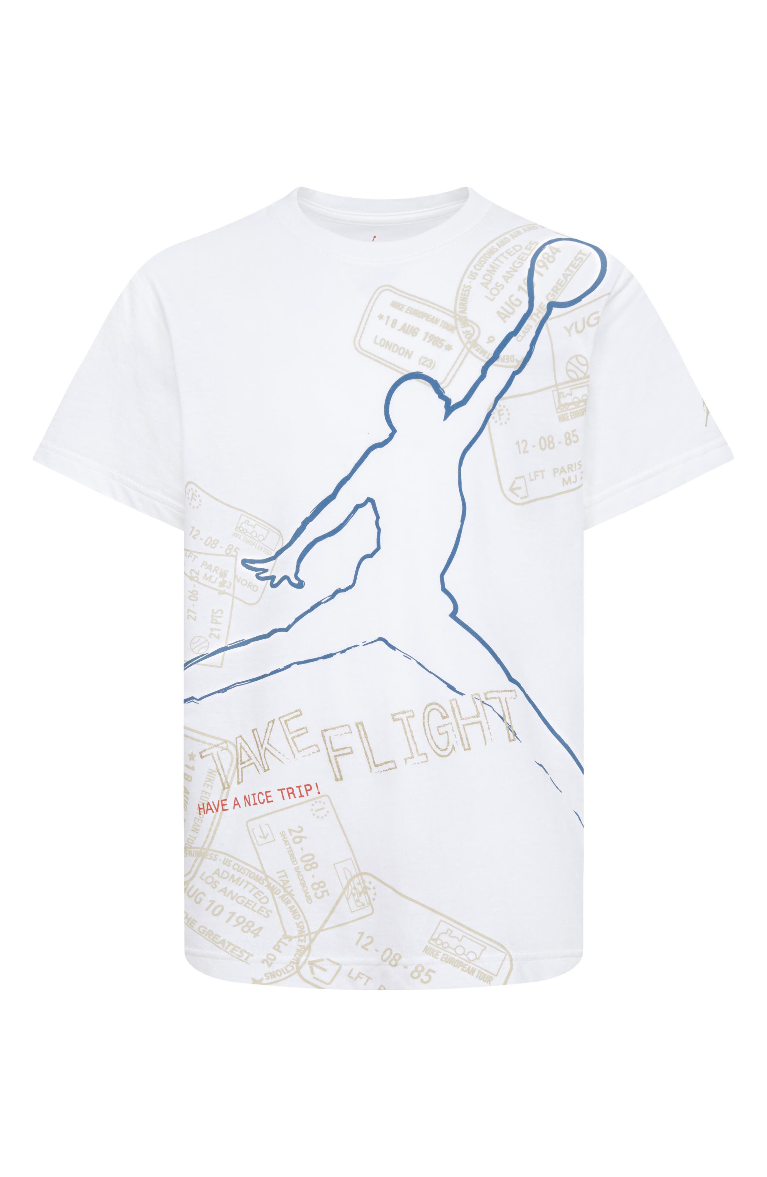 Jordan Kids' Flight Stamp Graphic T-Shirt