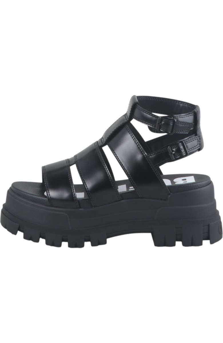 Buffalo Boots Aspha Gld Platform Sandal, Main, color, Black