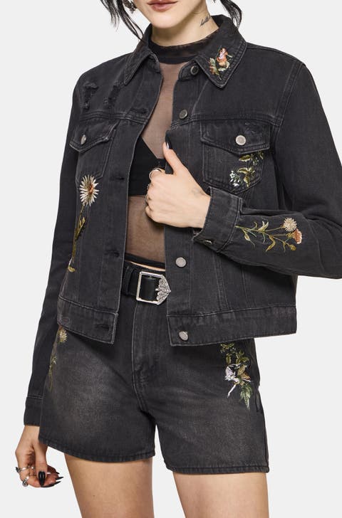 Faela Fairy Embroidered Denim Jacket