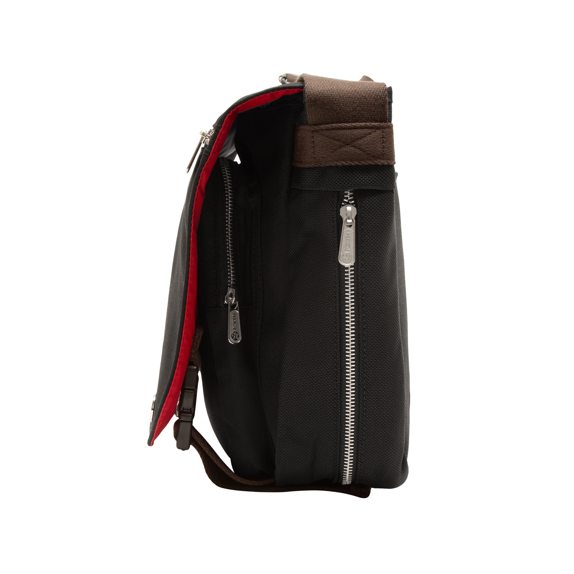 Token Waxed Nylon Whitehall 15" Laptop Bag, Alternate, color, Black