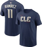 Nike Men's Nike José Ramírez Navy Cleveland Guardians City Connect Name & Number T-Shirt