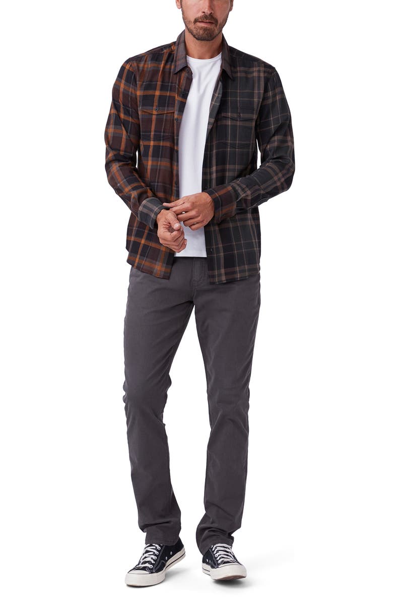 PAIGE Federal Slim Straight Leg Twill Pants, Alternate, color, Rocket