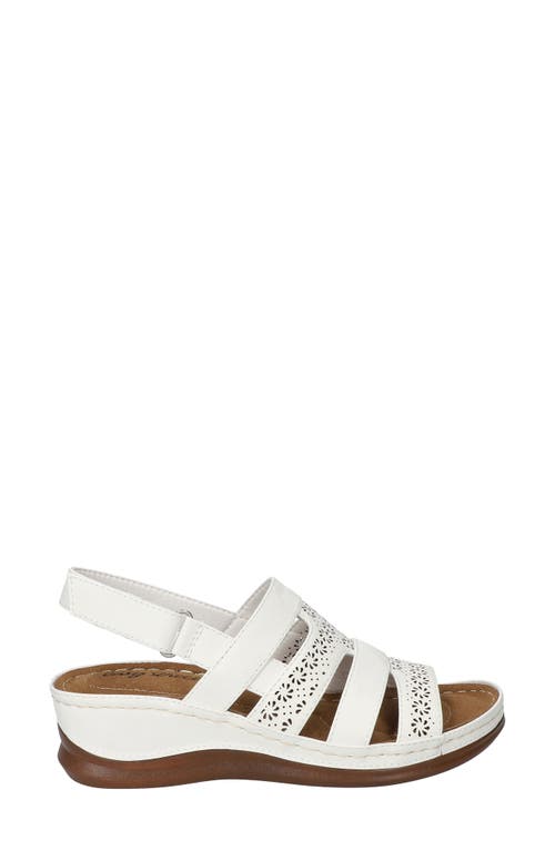 EASY STREET EASY STREET ALEXI SLINGBACK PLATFORM WEDGE SANDAL 
