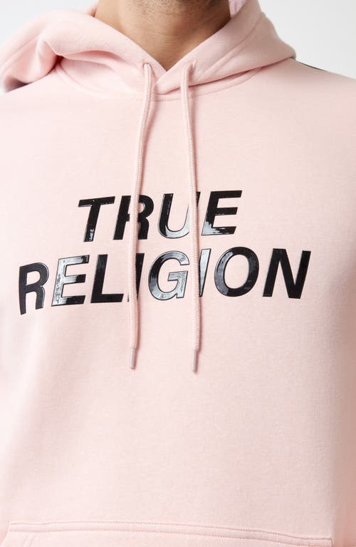 TRUE RELIGION TRUE RELIGION SILICONE TAPE PULLOVER HOODIE