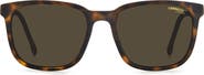 Carrera Eyewear 54mm Rectangular Sunglasses