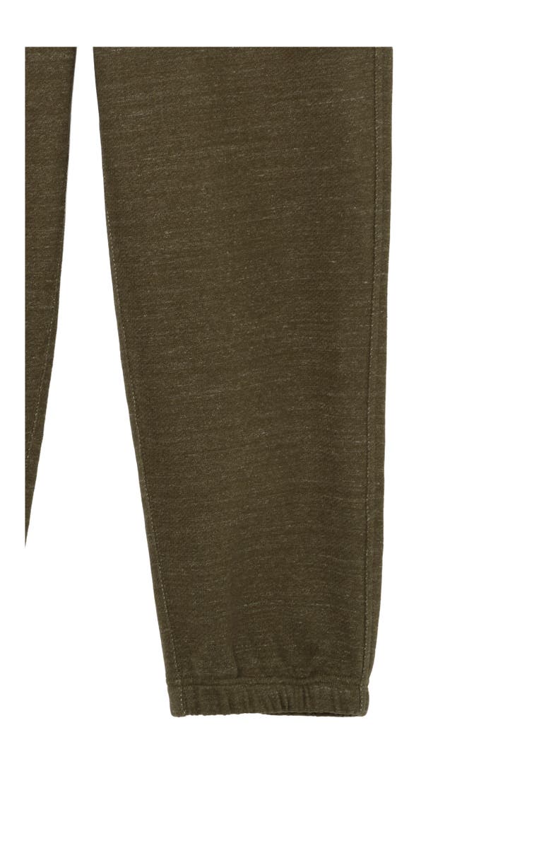 Burberry Landscape Label Cotton Jogging Pants, Alternate, color, Thorn Green Melange