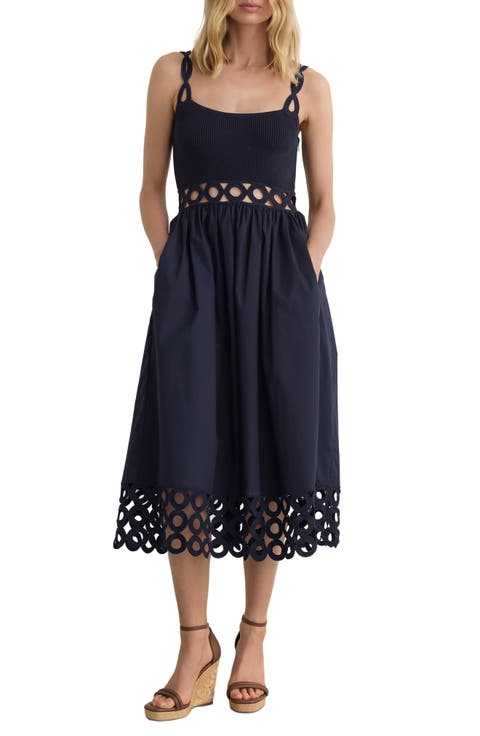 Rita Cutout Sleeveless Midi Dress