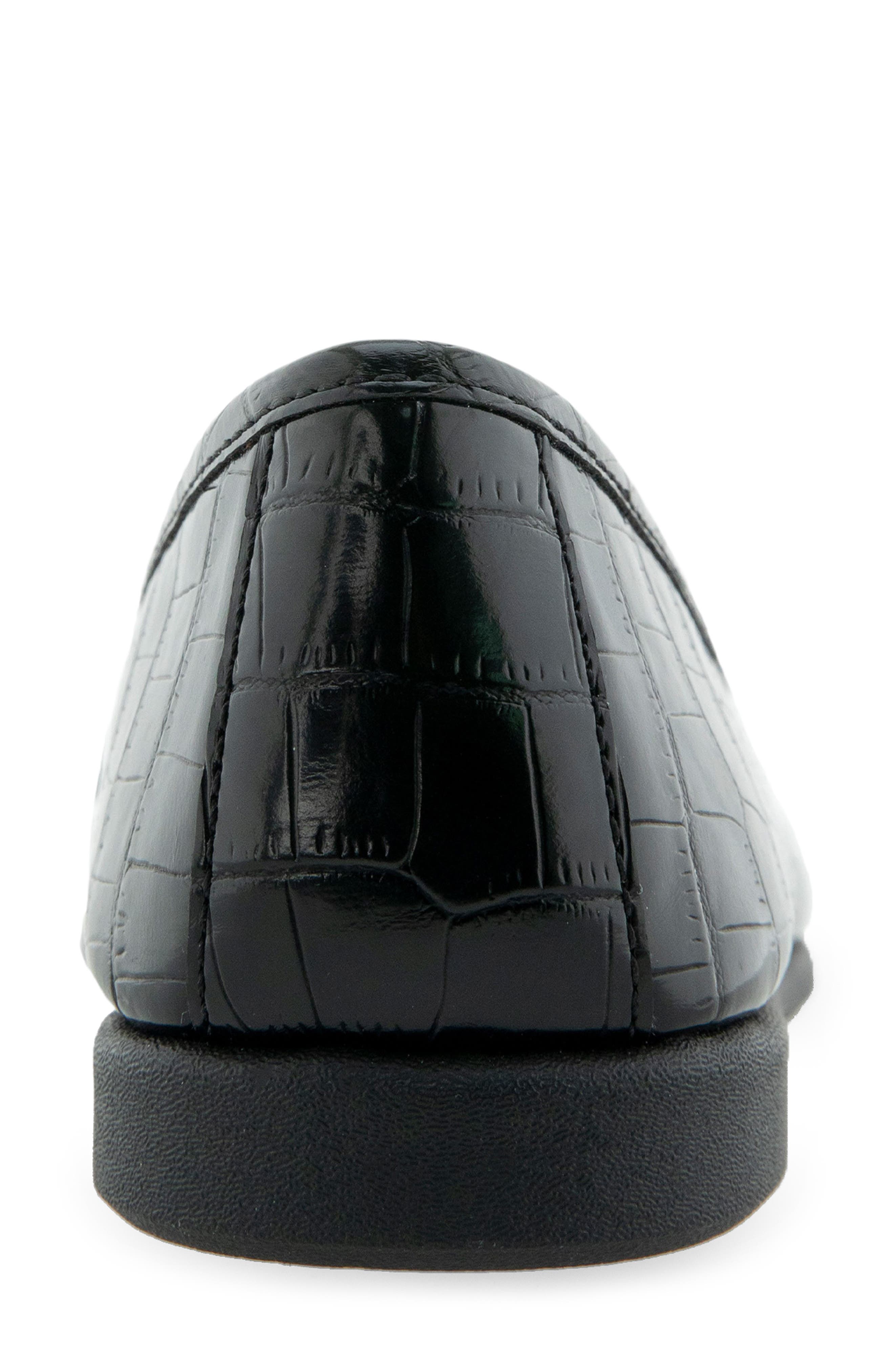 Aerosoles Bia Flat, Alternate, color, 036 Black Croco Pu