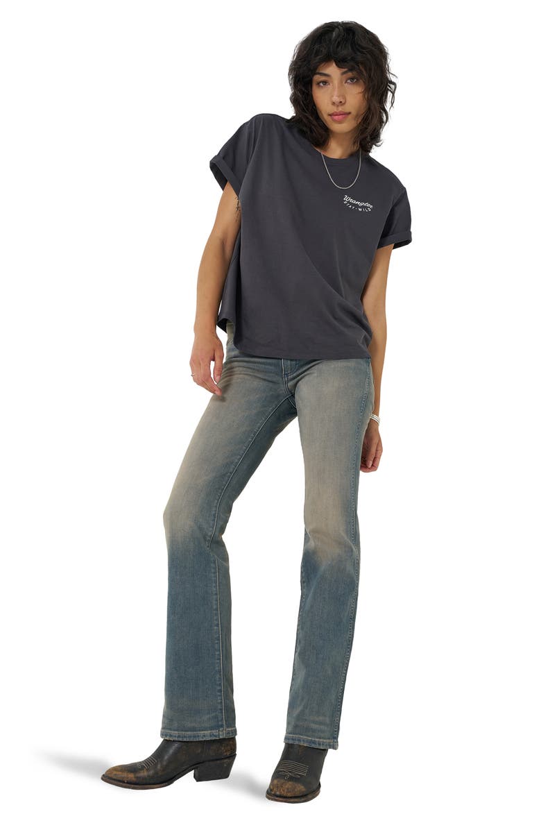 Wrangler Wrancher Mid Rise Bootcut Jeans, Alternate, color, Sunset Slate