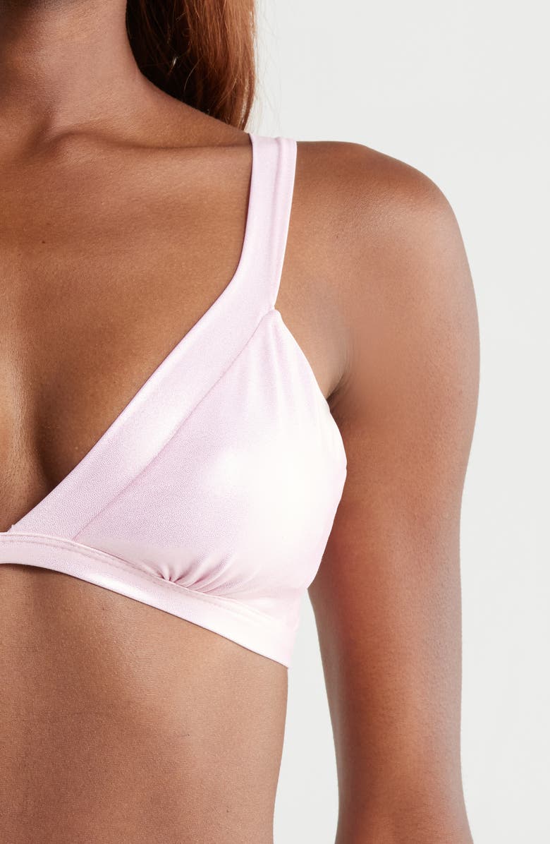 BOAMAR Aleida Triangle Bikini Top, Alternate, color, Pink