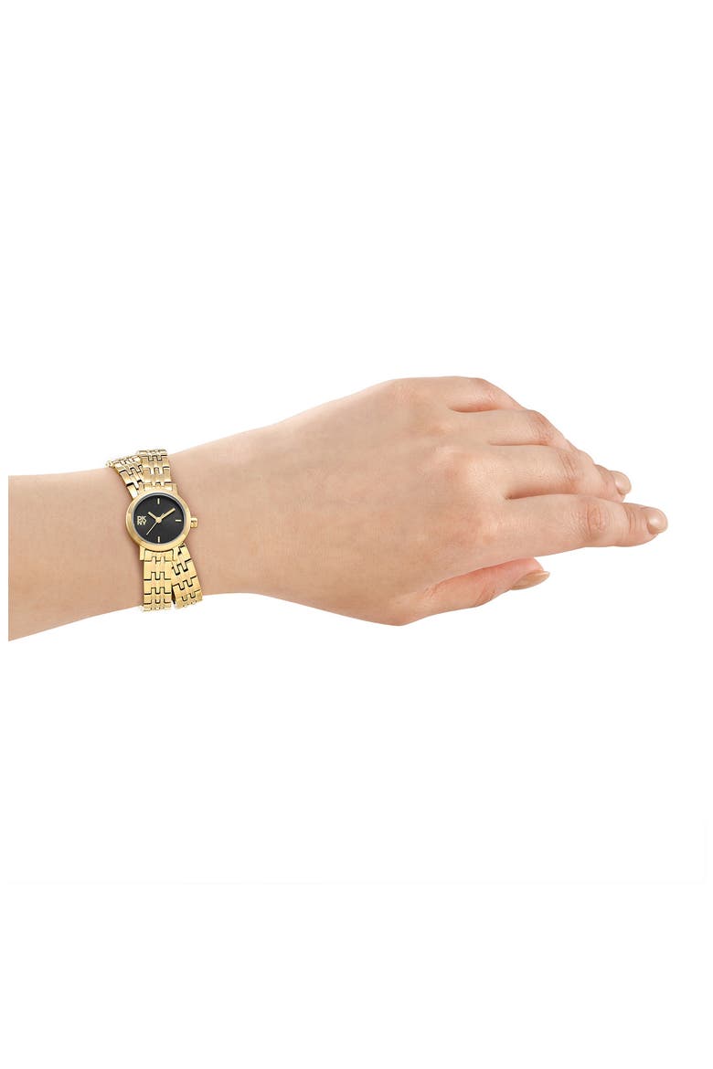 L 176 Bracelet Watch, Alternate, color, BLACK/ GOLD