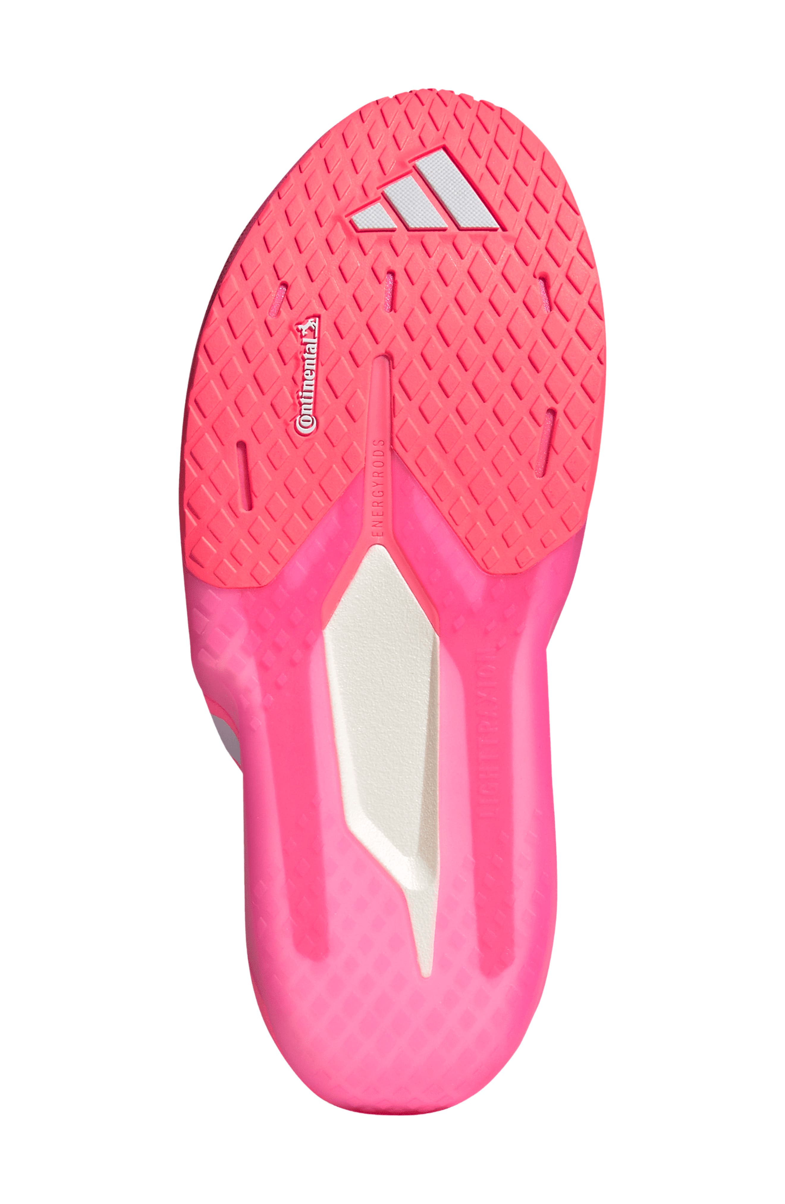 Adizero Dropset Pro Training Shoe, Alternate, color, SOLAR TURBO/ PURPLE/ PINK