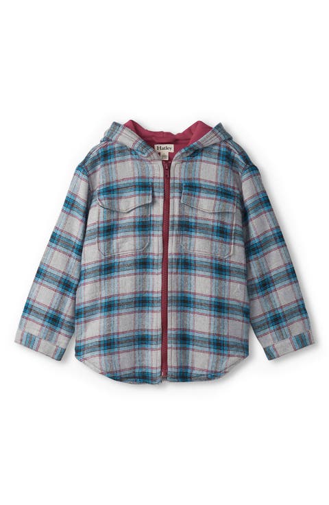 Kids' Cotton Flannel Hooded Jacket (Toddler & Little Kid)