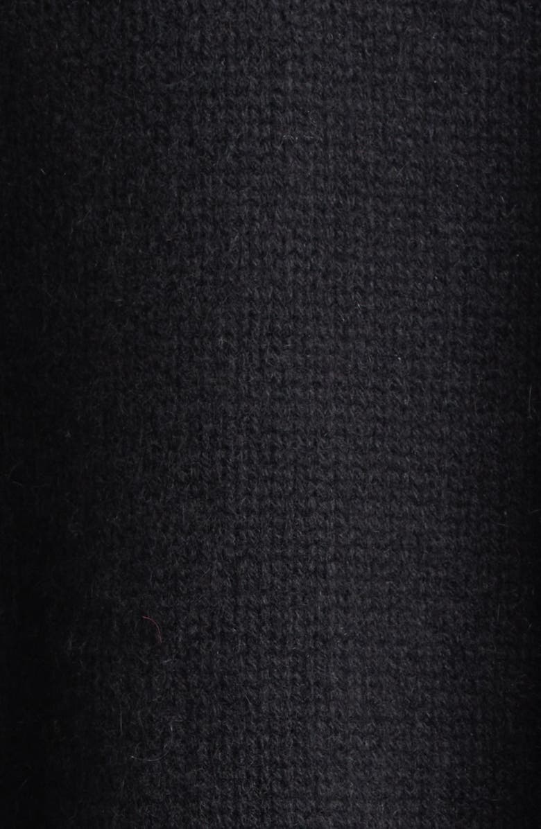 LOULOU DE SAISON Pia Oversize Cashmere Crewneck Sweater, Alternate, color, Black