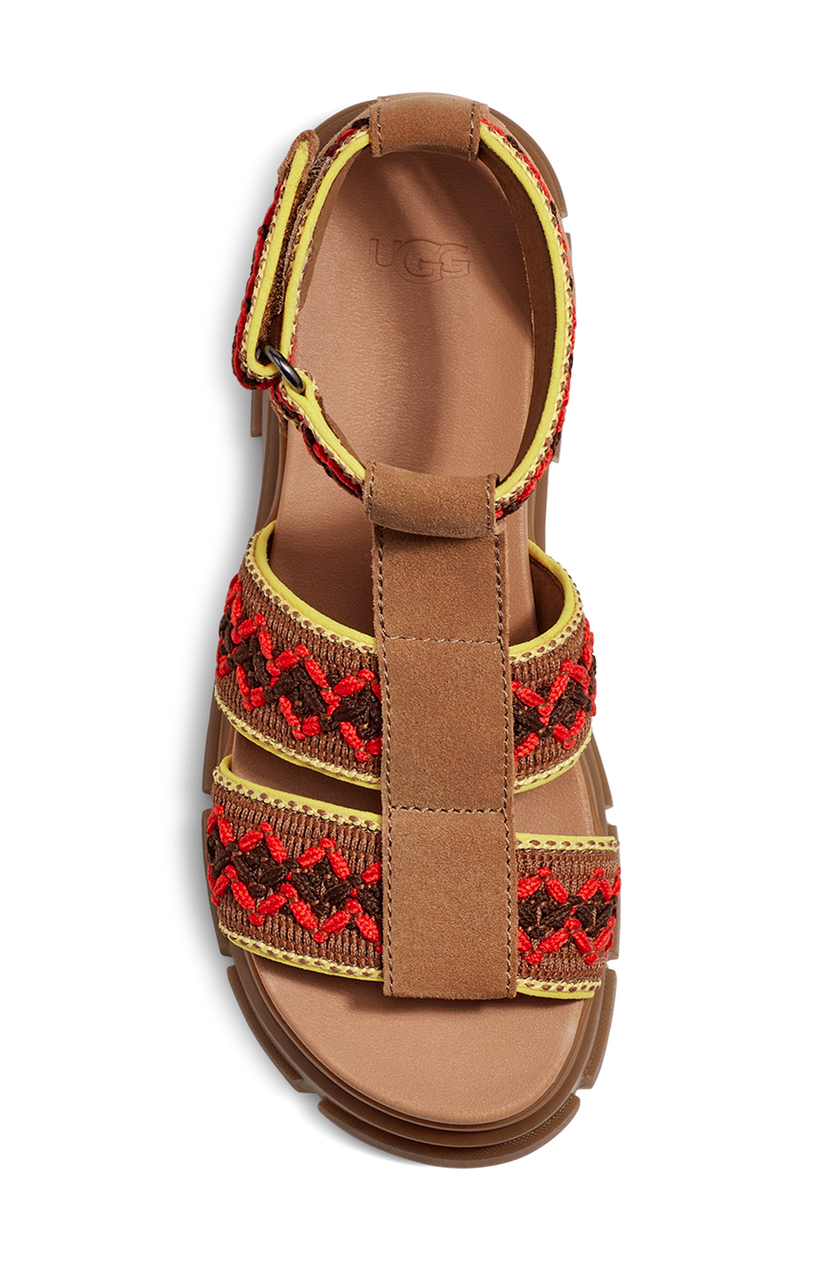 UGG<sup>®</sup> Ashton Heritage Braid Sandal, Alternate, color, 