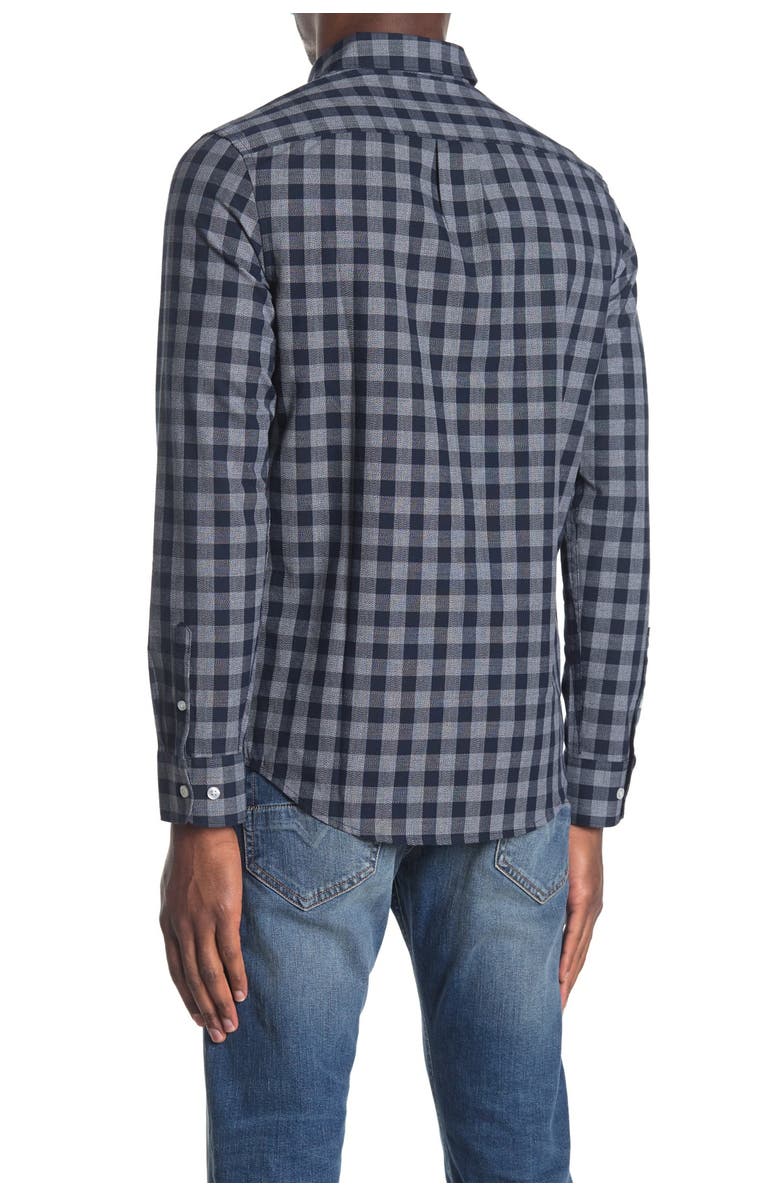 Original Penguin Gingham Woven Button-Down Shirt, Alternate, color, 