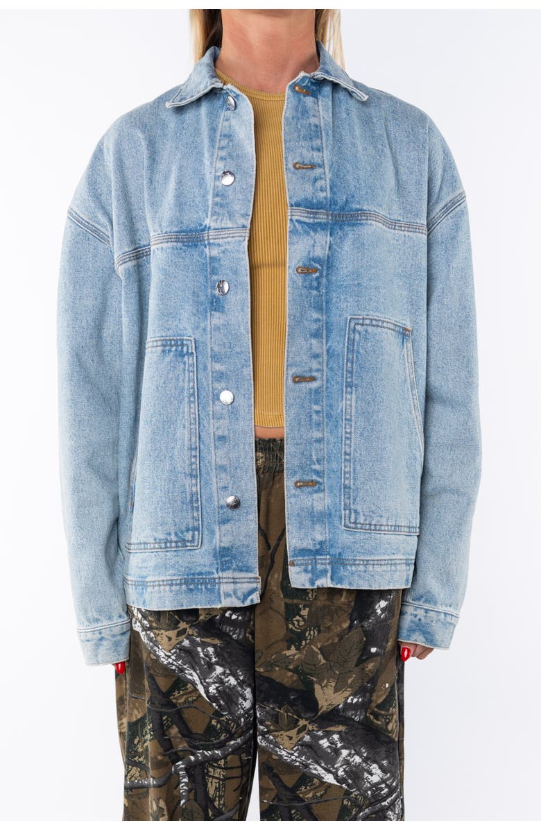 ARIKO Denim Jacket, Main, color, Bleached Indigo