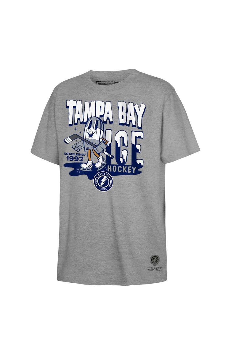 Mitchell & Ness Youth Mitchell & Ness Gray Tampa Bay Lightning Popsicle T-Shirt, Main, color, Gray