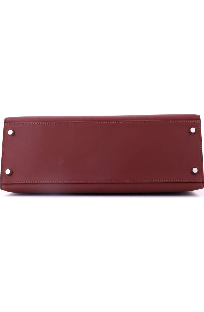 Pre-Owned Hermes Kelly Handbag Red Sombrero with Palladium Hardware 32, Alternate, color,