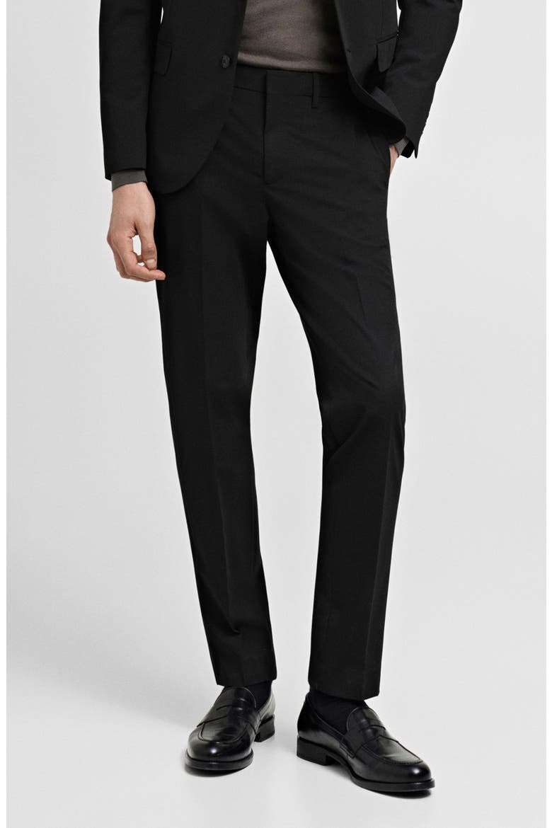 Superslim Fit Stretch Dress Pants, Main, color, BLACK