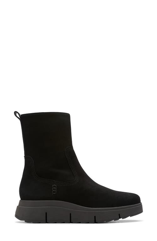 Clarks Loriini May Suede Bootie In Black