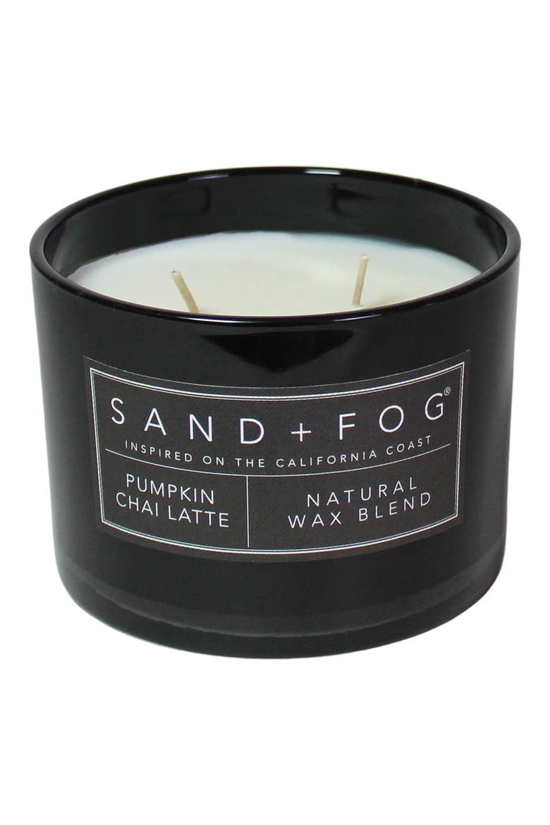 Pumpkin Chai Latte Black Jack-o'-Lantern Candle, Alternate, color, PUMPKIN CHAI LATTE