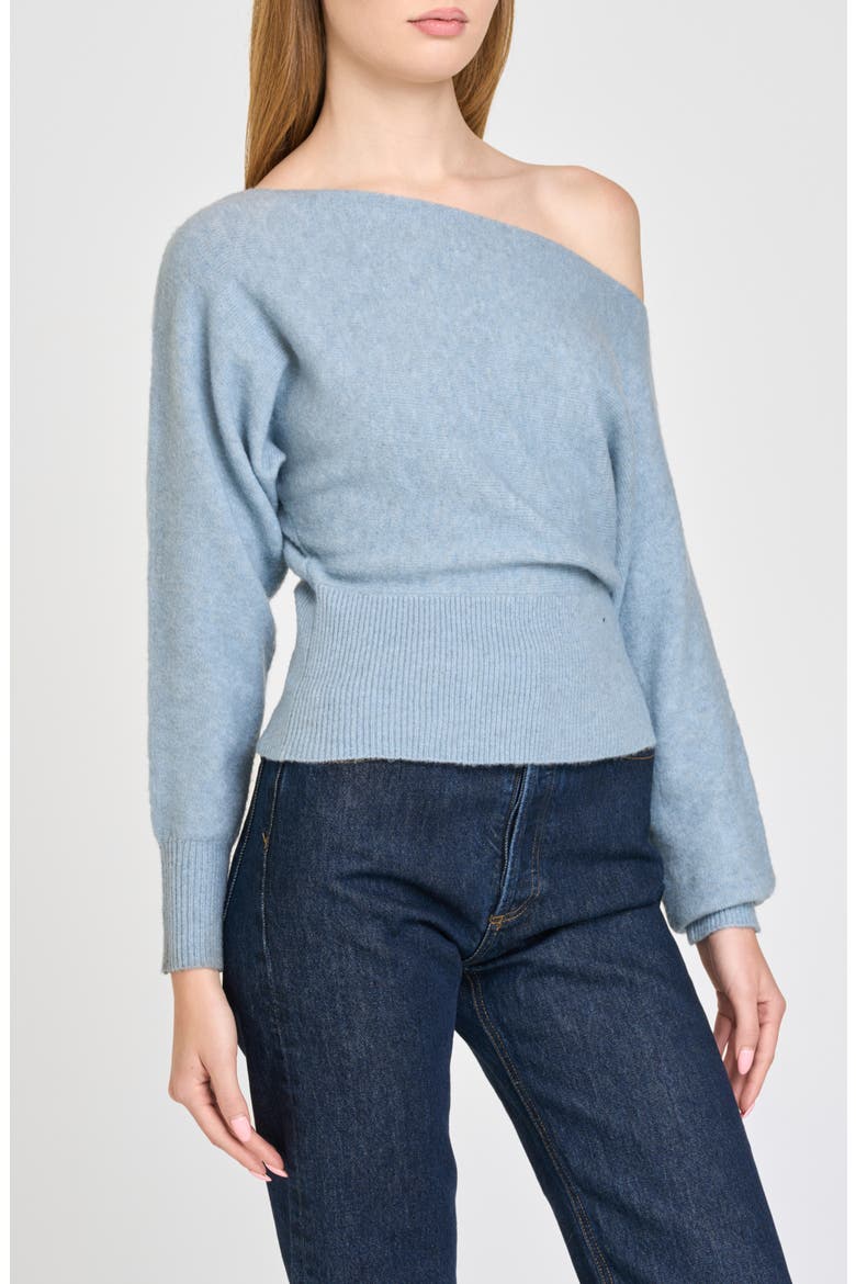 Annelisa Boatneck Sweater, Alternate, color, SLATE