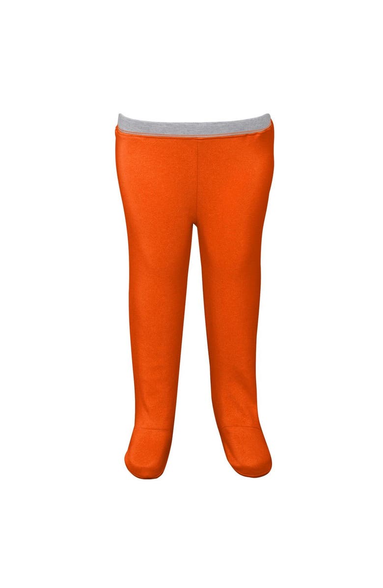 Outerstuff Newborn & Infant Orange/White Clemson Tigers Dream Team Raglan Long Sleeve Bodysuit Hat & Pants Set, Alternate, color, Orange