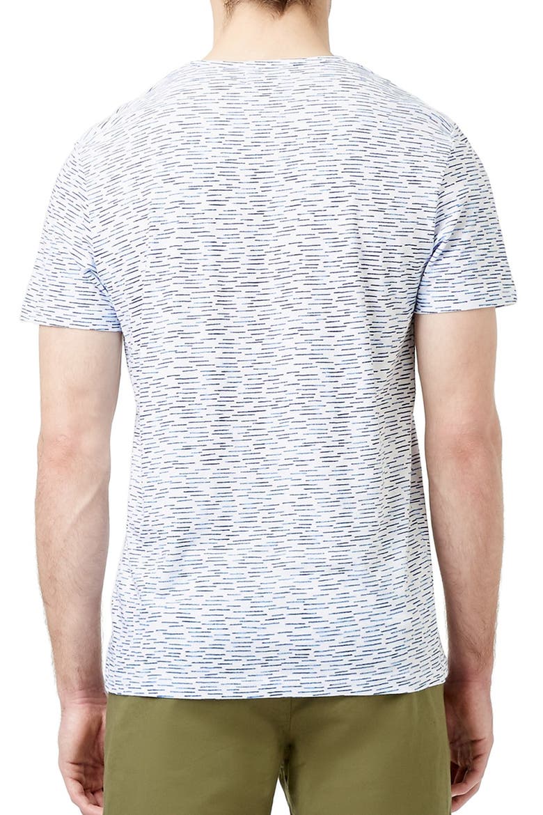 Slim Fit Dash Print Crewneck T-Shirt, Alternate, color, WHITE MULTI