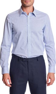 PAISLEY & GRAY Trim Fit Stretch Cotton Button-Up Shirt