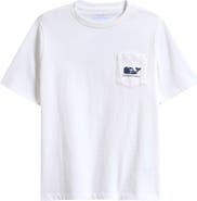 vineyard vines Kids' Gone Fishing Whale Cotton Graphic T-Shirt