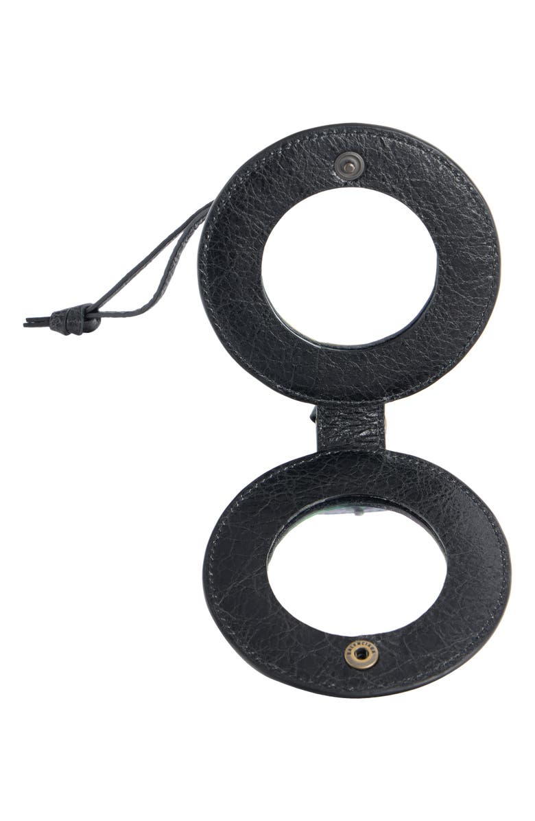 Balenciaga Le City Mirror Bag Charm, Alternate, color, 1000 Black