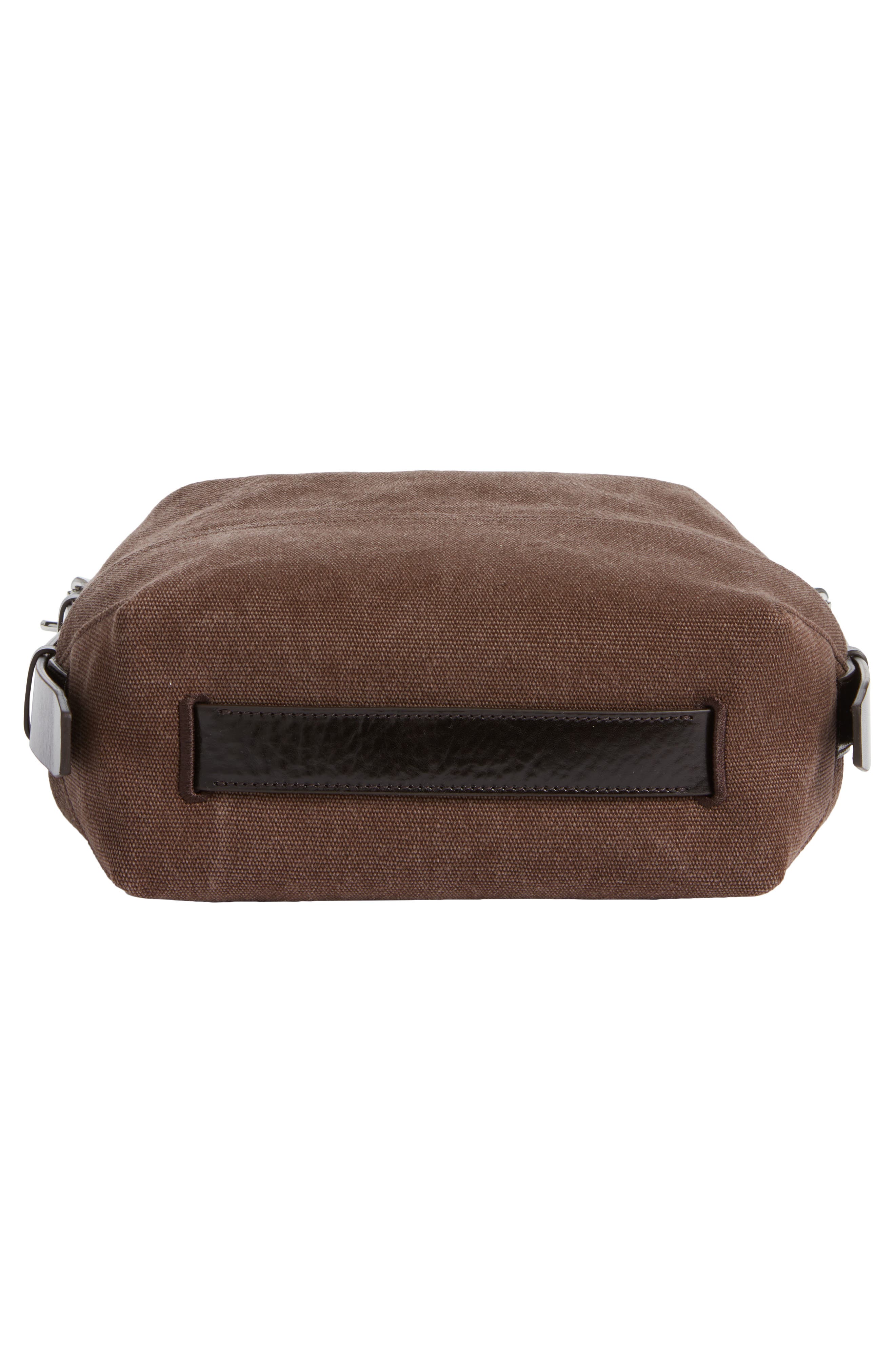 Small Belted Tote, Alternate, color, DARK CHOCOLATE