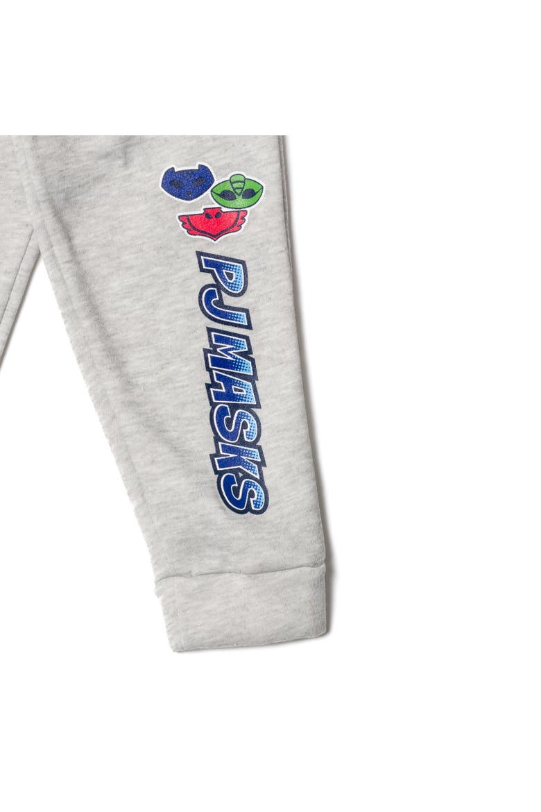 Fleece Hoodie & Pants Set, Alternate, color, blue / gray