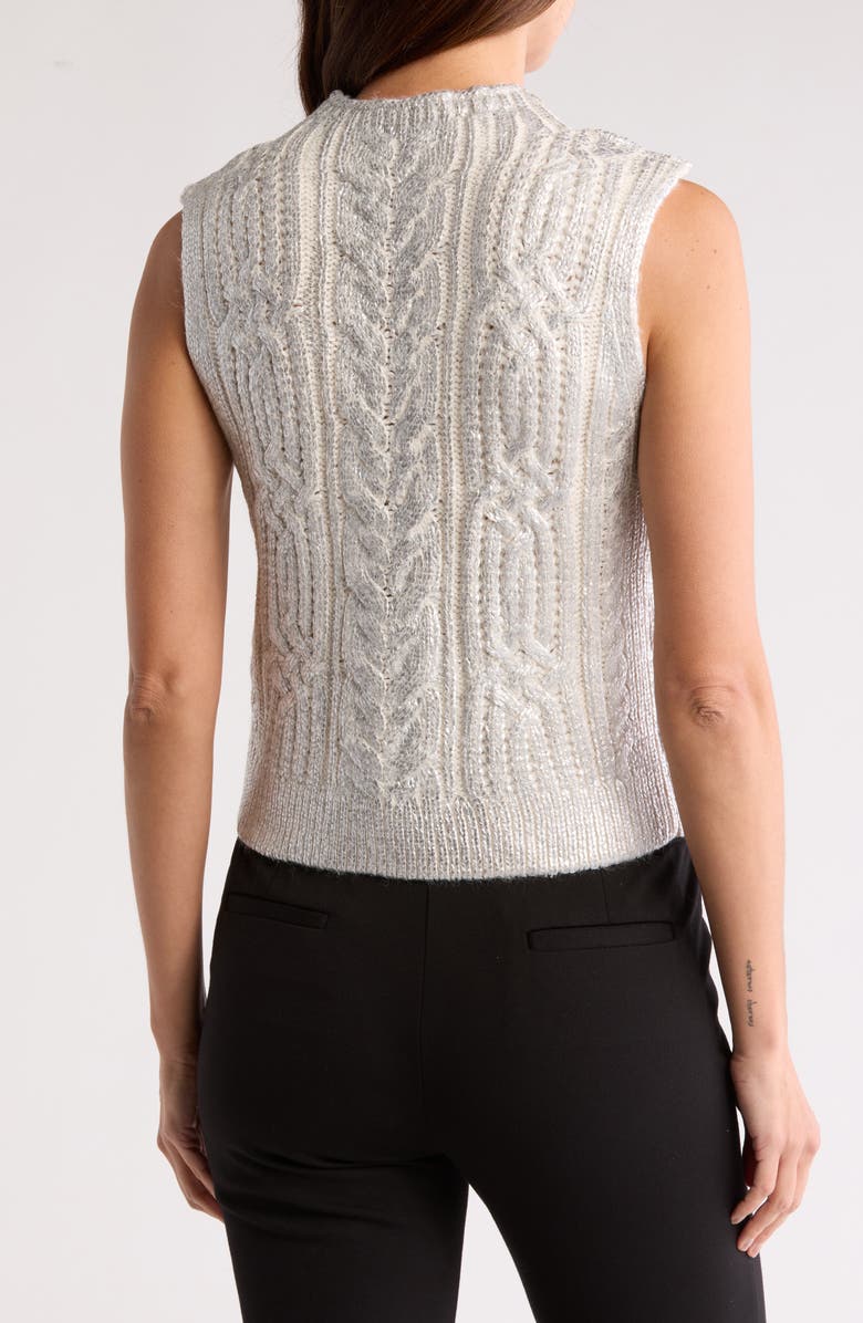 1.STATE Metallic Sweater Vest, Alternate, color,