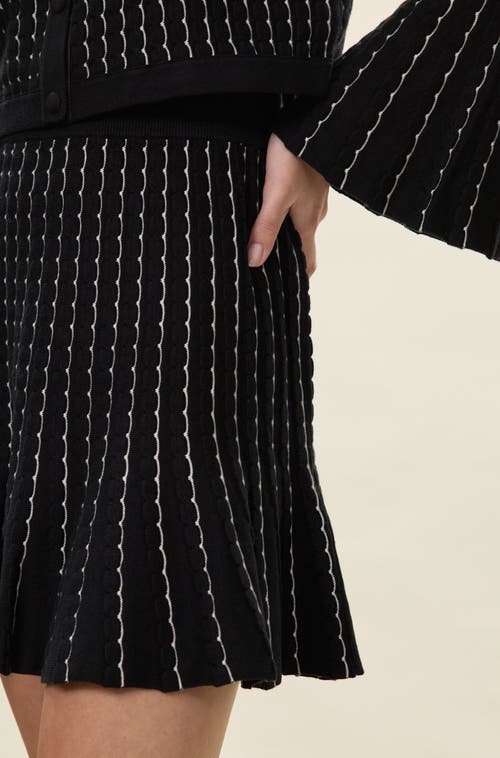Rebecca Taylor Dorothy Sweater Skirt In Black