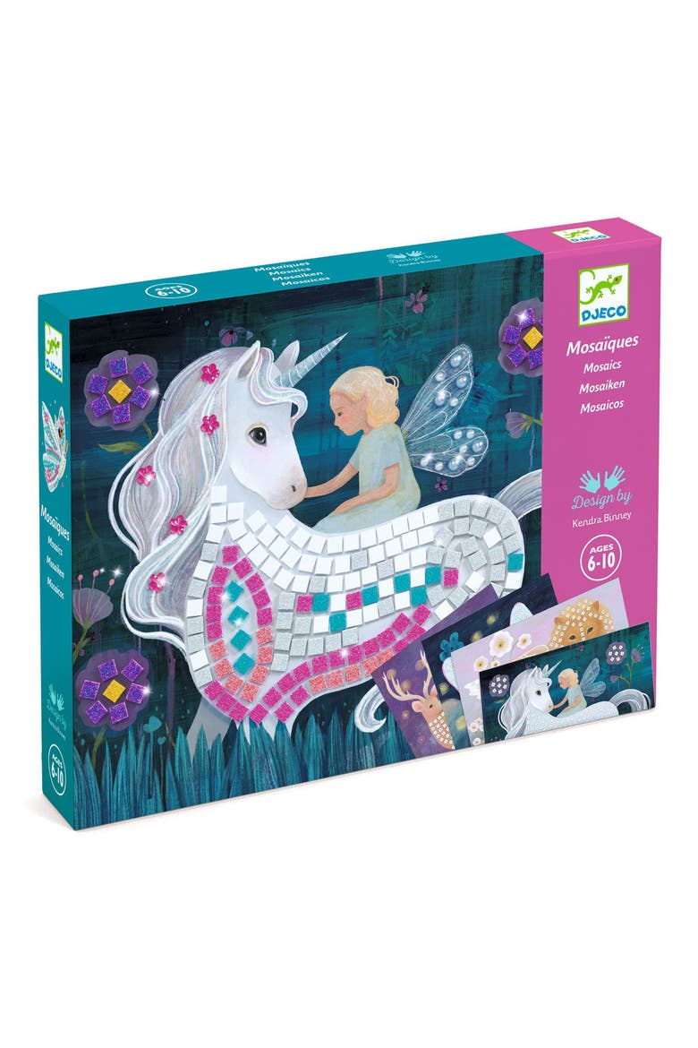 Kids' Enchanted World Mosaic Art Kit, Main, color, MULTI