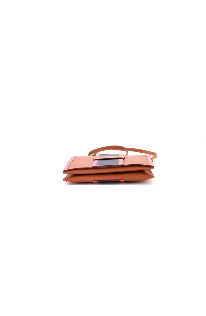 Pre-Owned Hermes H Passant Clutch Shoulder Bag Evercolor, Alternate, color, Gold