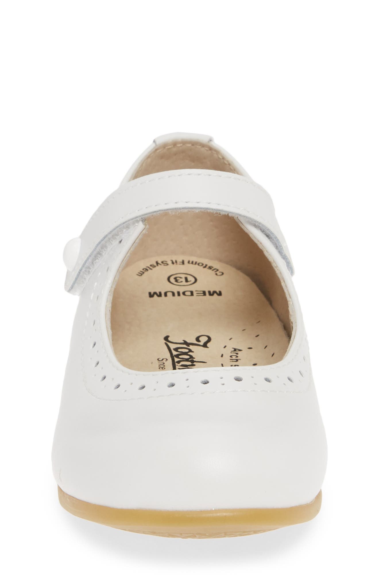 Footmates Emma Mary Jane, Alternate, color, White