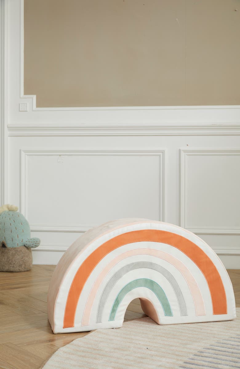 Wonder & Wise by Asweets Rainbow Pouf, Alternate, color,