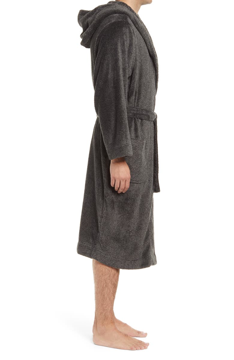 Nordstrom Hooded Fleece Robe, Alternate, color, 
