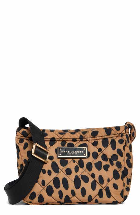 Marc Jacobs Cheetah Print Quilted Nylon Crossbody Bag