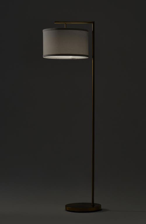 Brightech Montage Modern 60' Led Smart Home Compatible Floor Lamp In Antique Brass