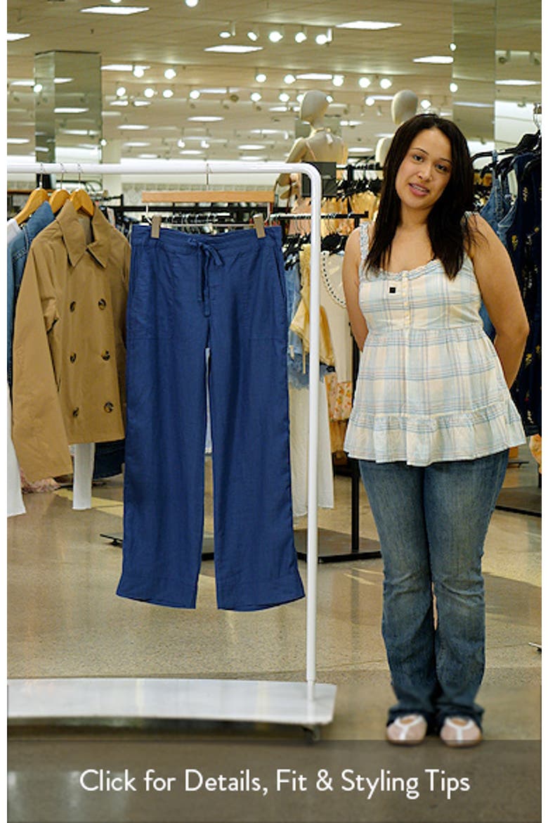 Wide Leg Linen Pants video