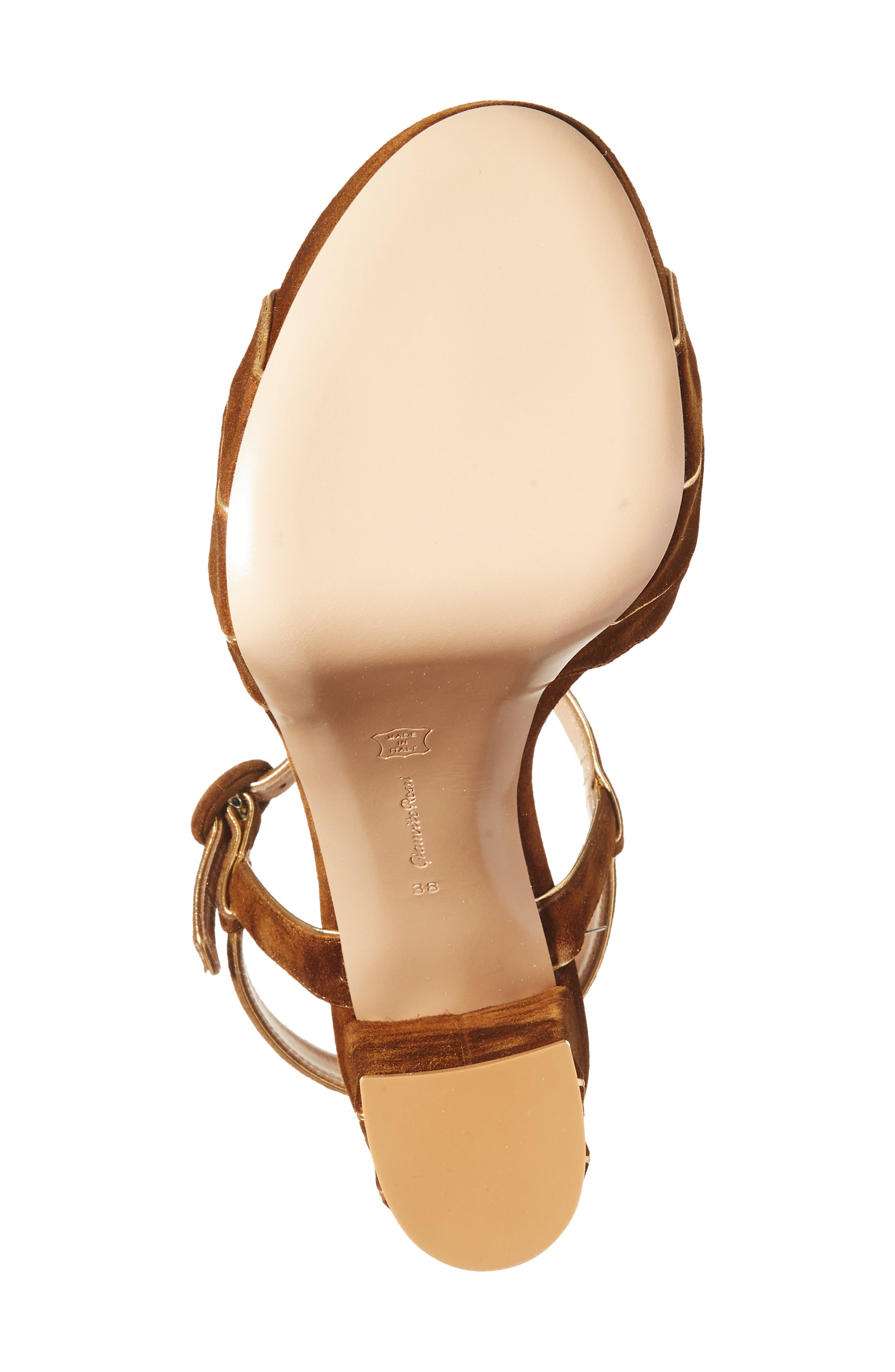 Gianvito Rossi Ankle Strap Platform Sandal, Alternate, color, 