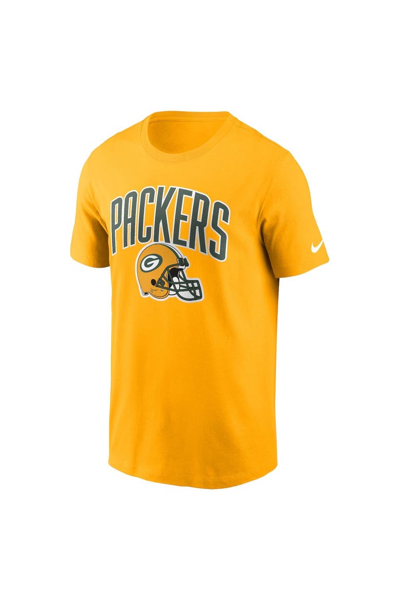 Men's Nike Gold Green Bay Packers Team Athletic T-Shirt, Alternate, color, Gold