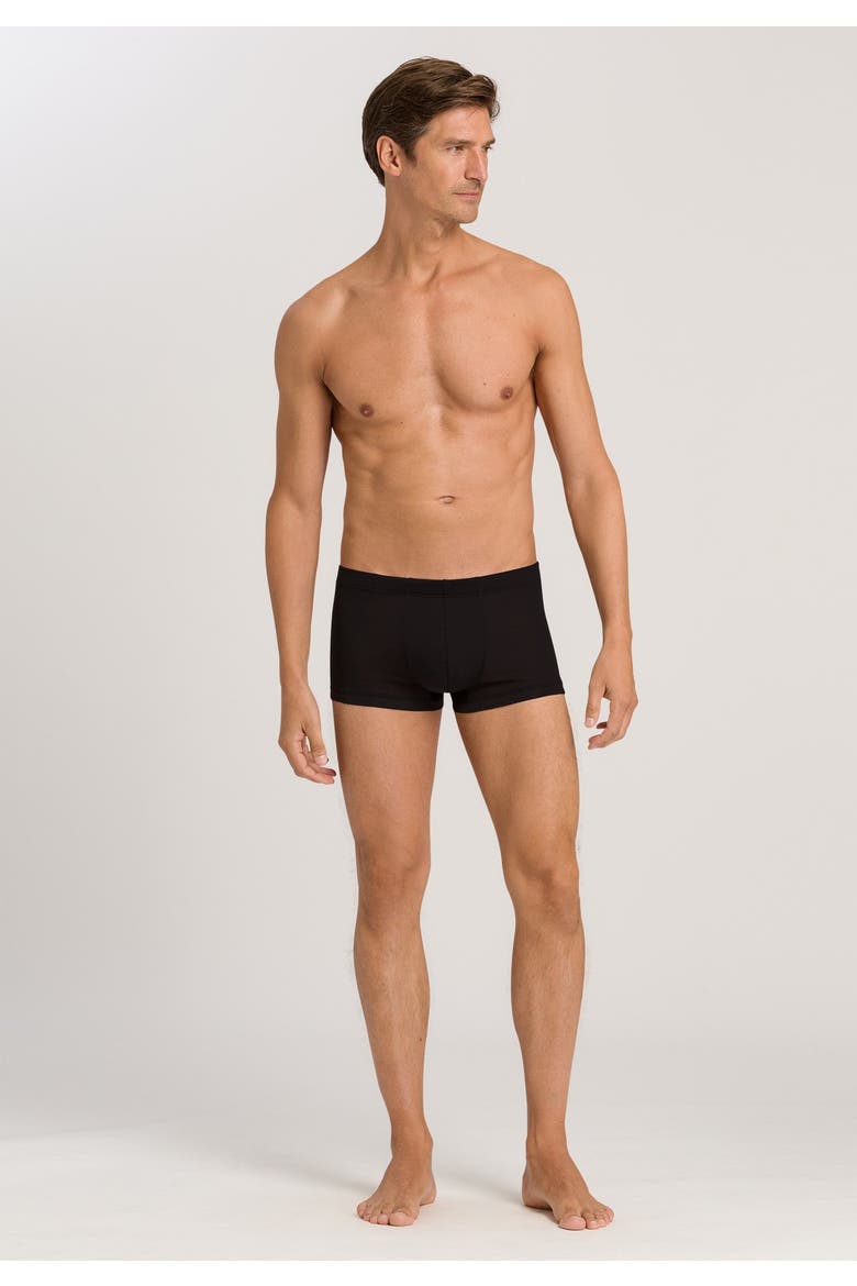 Cotton Sporty Cotton Knit Boxer Brief, Alternate, color, Black