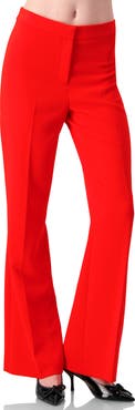 IVONNE Tailored Straight-Leg Pants